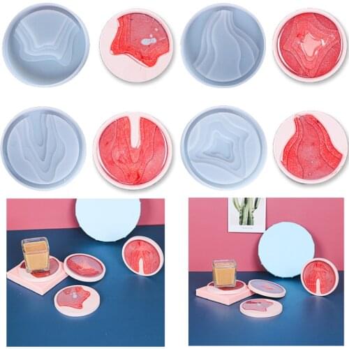 Various of Island Coaster Epoxy Silicone Mold for DIY Resin Craft Home Decoration Handmade Tools