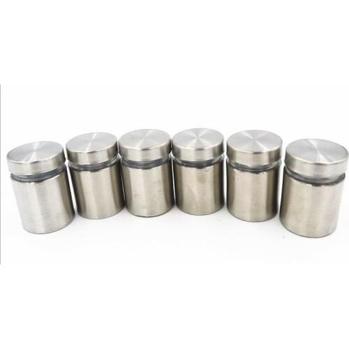 Advertising Nails Barrel Screws Glass Standoff Pins 19 x 24mm 10pcs