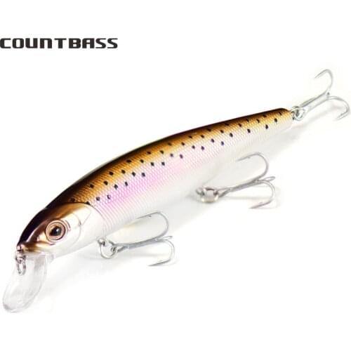 Countbass 128mm 23g Sinking Minnow Hard Plastic Bait, New Arrival Anglers Fishing Lure Wobblers
