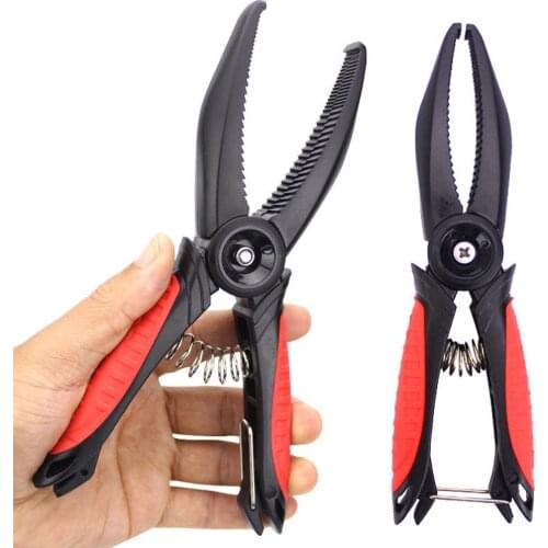Fish Control Pliers Lure 100g 20cm Abs Rubber Staggered Zigzag High Quality Spring Accessories Tackle GJ0003