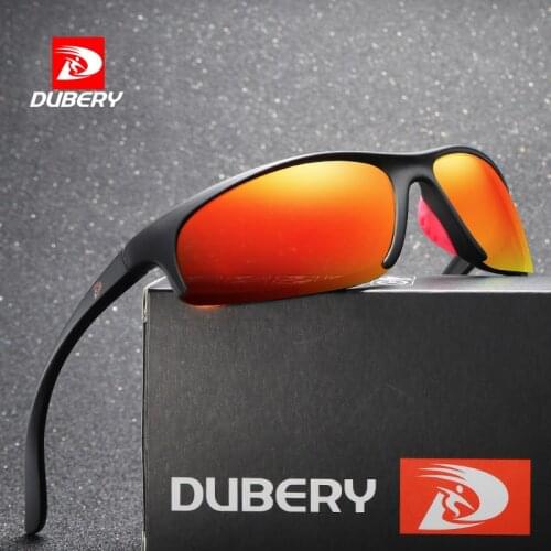 DUBERY Vintage Sunglasses Polarized Mens Sun Glasses For Men UV400 Shades Driving Black Summer Oculos Male 8 Colors Model 185