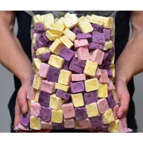 500g Yogurt Freeze-dried Block 4 Flavors, Strawberry Blueberry Yellow Peach, Suitable For Milkshake Baking Cake