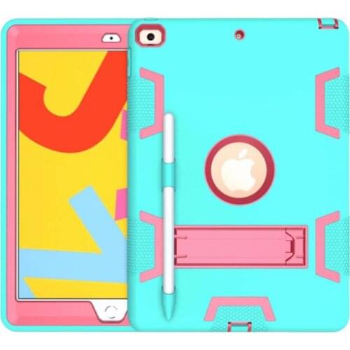 Baby Safe Shockproof Armor Case For Apple iPad 10.2 2019 2020 iPad 7 7th Generation A2200 A2198 A2232 2020 Tablet Case + PenFilm