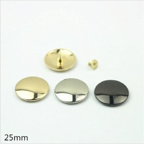 10pcs/lot new luggage hardware accessories, handbags and luggage bottom decorative round screw rivets