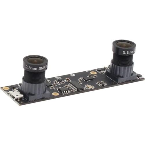 2.8mm wide angle Dual Lens USB Camera Module Aptina AR0330 1920x1080 mjpeg 30fps camera usb for 3d video camera