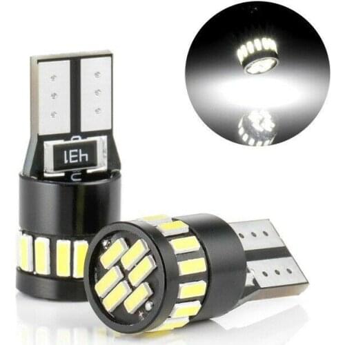 2pcs/set T10 12v 5w Led Light White Reversing Light Auto Revsing Lamp Bulb