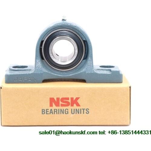 2pcs NSK UCP205-16 UCP206-17 Self-aligning Pillow Block Bearing 1" Bore 2 Solid Base bearing mount