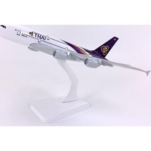 20CM 1:400 scale Airbus 380 A380 model THAI Thailand airplanes with base alloy aircraft airplane collectible display toy models