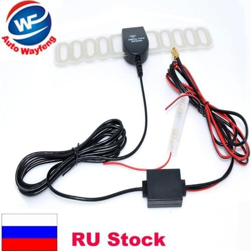 2016 SMA Car Digital TV Active Antenna Mobile Car Digital DVB-T ISDB-T Antenna Aerial with a Amplifier Booster WF