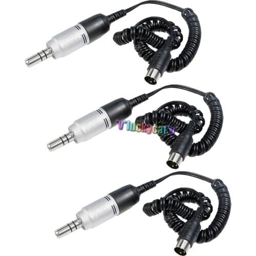 3pcs SDE-M33Es Dental MARATHON MicroMotor Handpieces SAEYANG E-Type Brush Motor