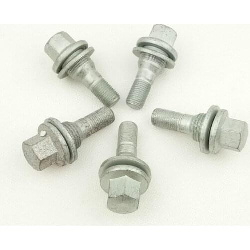 5PCS for Peugeot 301 307 308 408 206 Citroen C-Quatre new Elysee Aluminium alloy Steel ring tyre whorl Bolt