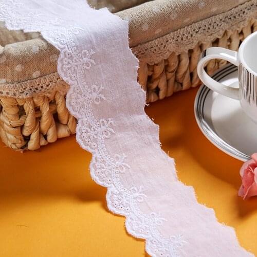 5M/lot Width 4.5cm Korean style good quality light pink black green smooth polyester baby clothes lace accessories SC790