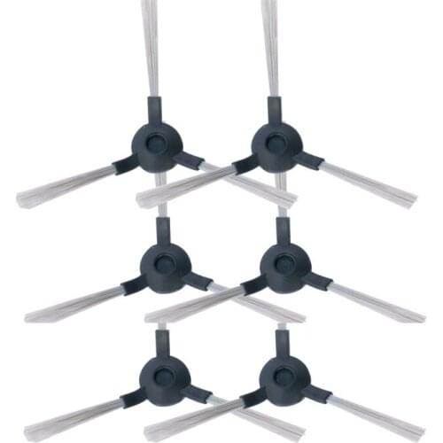 6 pcs/lot Robot Vacuum Cleaner Brushes Side Brush for Midea VCR01 VCR12 Robotic Robot Vacuum Cleaner Parts Accessories