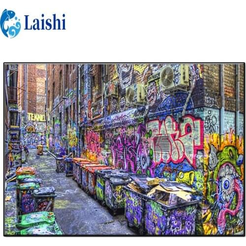 Diamond Painting Urban street graffiti art Set Hobby Art 5D DIY Full Drill Square Round Mosaic stitch cross Home Decoration