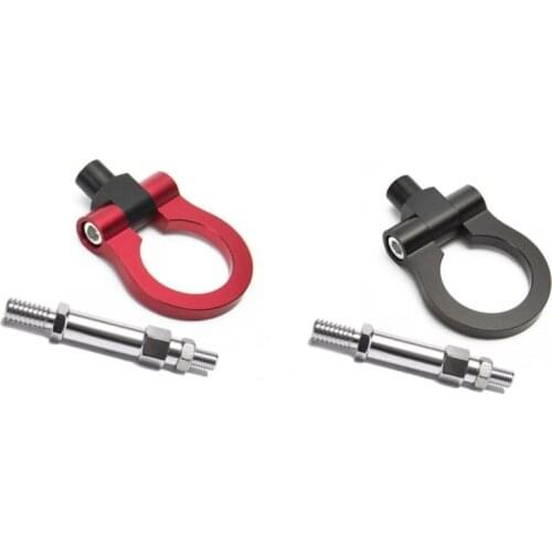 Car CNC Aluminum Screw-on Front/Rear European Car Tow Hook for Golf 2010 Circular Trailer Ring Car