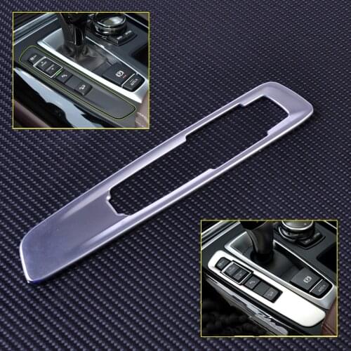 Car Styling ABS Plastic Chrome Center Console Mode Button Frame Cover Trim Fit For BMW X5 F15 X6 F16 2014 2015 LHD