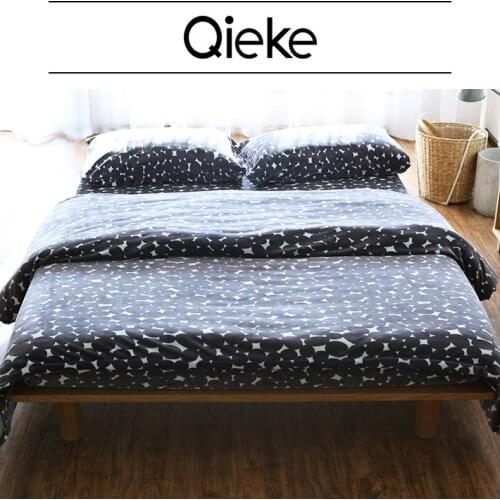 Brand Japan Style High Quality Autumn Winter Stone Morden flannel bed sheet fitted sheet 5feet/6feet Home Textile soft bedding