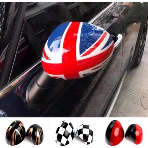 Union Jack Outside Rear View Mirror Covers Stickers For Mini Cooper One S JCW F54 F55 F56 F57 F60 2015-2019 Auto Accessories