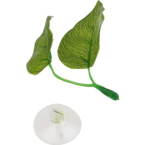Aquarium Artificial Plant Leaf Hammock Fish Betta Fish Tank Spawning Rest Leaf