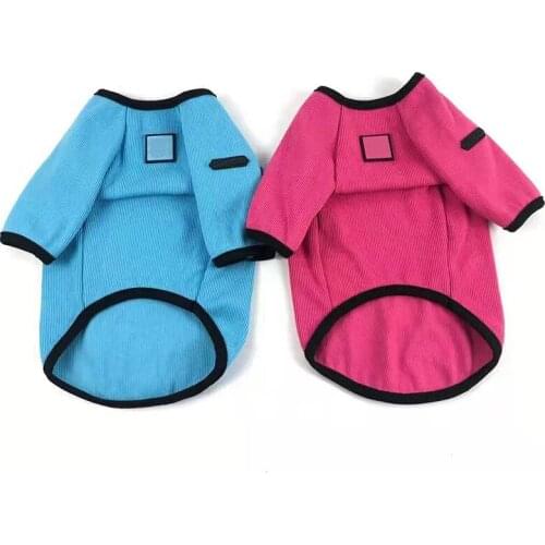 Dog T-shirt Summer Thin Cotton Breathable Designer Luxury Pet Clothes Accessories French Bulldog Schnauzer Dropshipping ZY7022