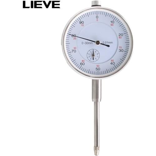 0-10mm/25MM/30mm Dial Indicator Precision 0.01mm Dial Bore Gauge Indicator Micrometer Tool Hour Type Indicator Instrument