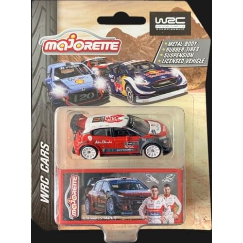 MAJORETTE 1:64 Citroens C3 WRC Rally car Collection of die-casting simulation alloy model car toys