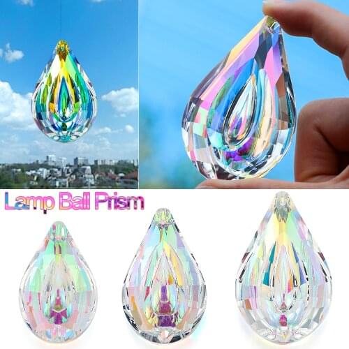30mm Lamp Ball Prism Crystal Ball Sun catcher Rainbow Maker Window Hanging Ornament Sun Catcher Home Garden Decor
