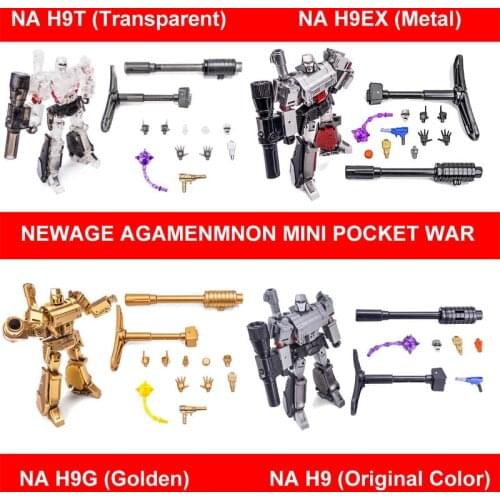 NAWAGE Transformation NA H9 Galvatron H9-T H9-EX H9-G AGAMENMNON P-38 Limit Mini Pocket War Action Figure Robot Toys
