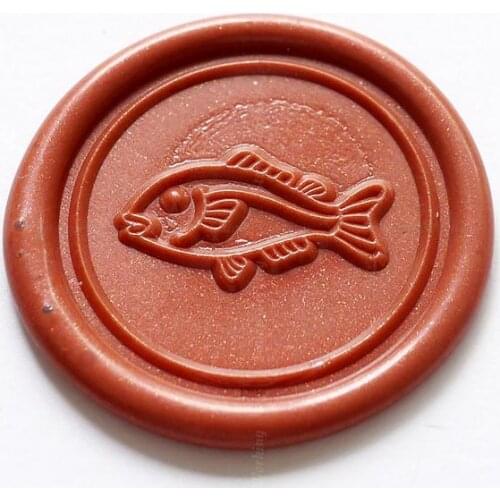 Fish Wax Seal Stamp - Marine Life Sealing Wax Stamp - Ocean Wax Seal Stamps - Gift Box Wax Stamp - Package Decoration Wax Sealin