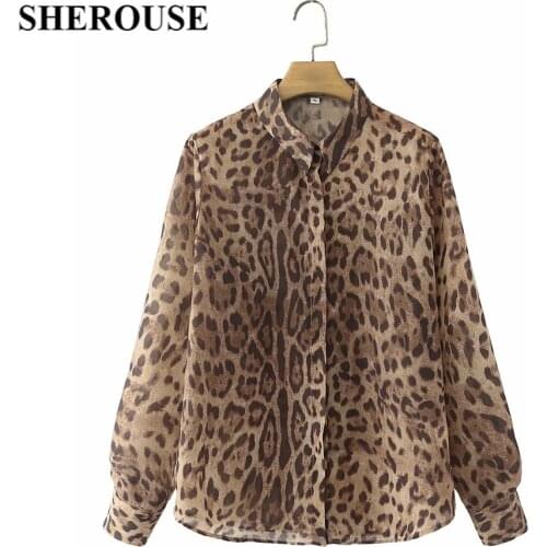 Женские шифоновые рубашки Sherouse China At AliExpress