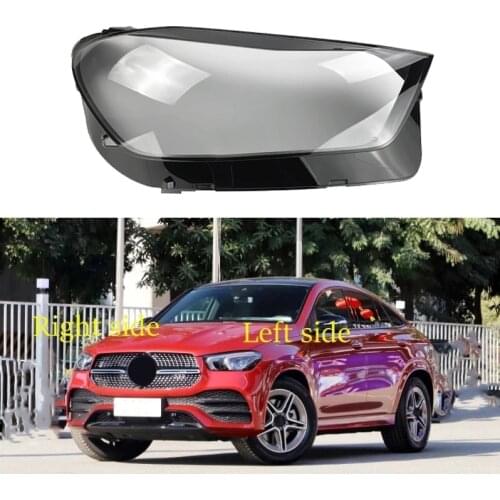 Car Front Headlight Lens Shell Cover Replacement for Mercedes-Benz GLE 2020 2021