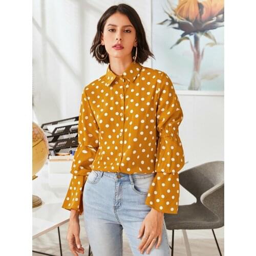 Zioksy Yellow Blouses