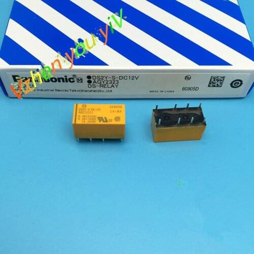 12V 8pins DS2Y-S-DC12V DS2Y-S-12V AGY2323 1A Relay