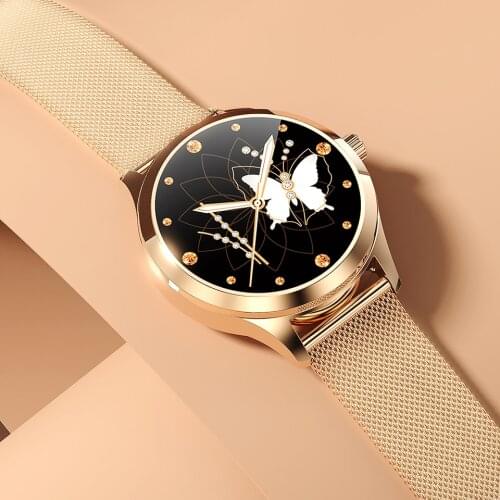 2021 Fashion Smart Watch Women Fitness Activity Tracker Watch Clock Colorful TFT Screen Health Monitoring Ladies for Android IOS