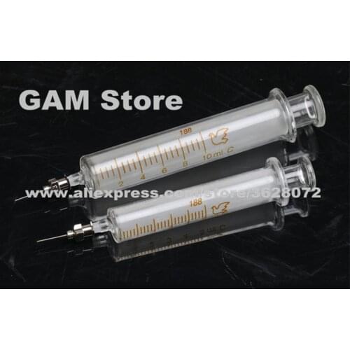 5ML/10ML Flux Injector Glass Syringe Solder Paste Sampler Dispensing Conductive Silver Paste Phone Repair Tool