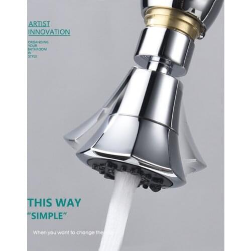 1pc Faucet Aerator Nozzle 720 Degree Rotatable Spray Head Bubbler Diffuser Faucet Kitchen Water-saving Tap Connector Filter Head