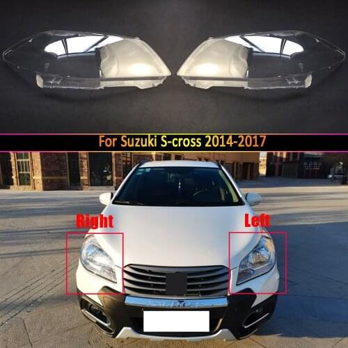 Car Headlight Lens For Suzuki S-cross 2014 2015 2016 2017 Car Headlamp Cover Replacement Auto Shell