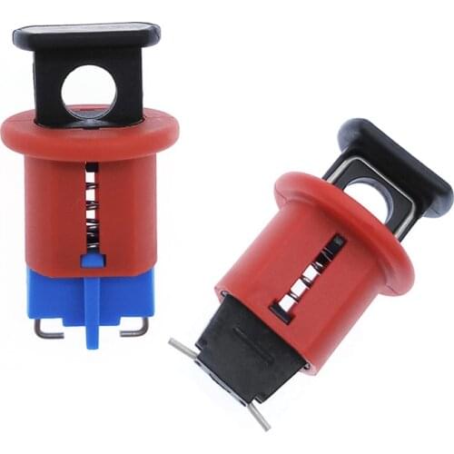 Electrical Safety Lockout Circuit Breaker Lock Miniature Air Switch Breaker Lockout for Power Isolation pinout