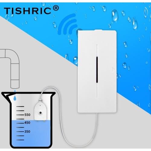 TISHRIC Water Level Detector Leak Sensor Overflow Alarm Security System Alarm Detector Smart Home works with SONOFF Bridge