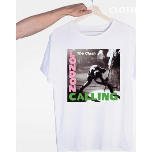 London Calling Music Rock Band The Clash T-shirt O-Neck Short Sleeves Summer Casual Fashion Unisex Men And Women Tshirt