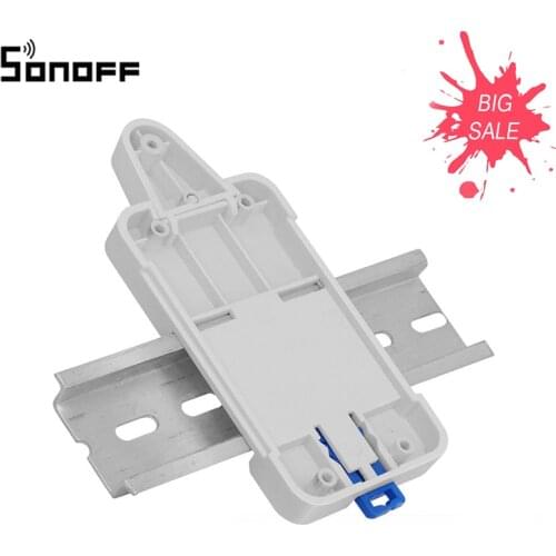 Sonoff DR DIN Rail Tray Smart Home Automation Module Adjustable Mounted Rail Case Holder Switchboard Solution For Sonoff Product