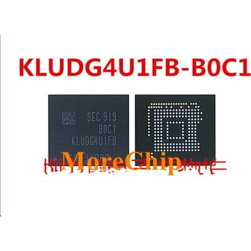 KLUDG4U1FB-B0C1 UFS128G eMMC 128GB NAND Flash Memory IC Chip BGA153 UFS2.1 Soldered Ball