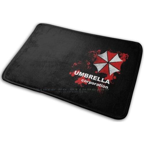 Umbrella Corporation Mat Rug Carpet Anti-Slip Bedroom Entrance Door Mat Umbrella Corporation Umbrella Raccoon City Nemesis 2