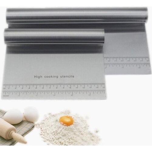 Stainless Steel Dough Cutter Pastry Spatulas Pizza Scraper Fondant Cake Decoration Tools Kitchen Accessories DIY Baking Cutters