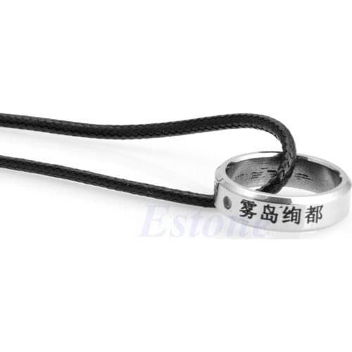 Fashion Cosplay Anime Ghoul Ken Kaneki Titanium Steel Ring Finger Rings