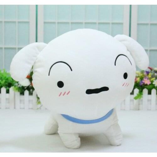 Cartoon Crayon Nohara Shiro Super Shiro Kawaii Plush Toy Pillow Plushie Doll Figure Cute Cartoon Small White Stuffed Toy 40cm