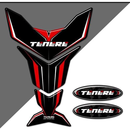 Stickers For Yamaha 700 1200 XT Z XT1200Z Tenere SUPER Tank Pad Protector Trunk Luggage Cases Emblem Badge Logo Fairing Fender