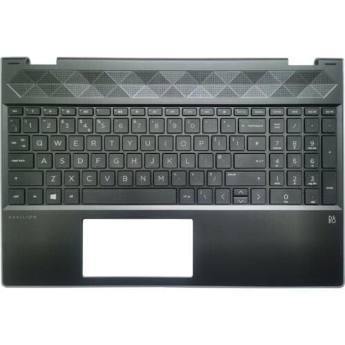 NEW UK laptop keyboard For HP Pavilion X360 15-CR 15T-CR 15-CR000 15T-CR000 UK keyboard with Palmrest COVER NO backlight