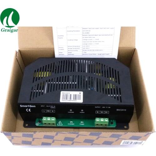 New Smartgen BAC2410 Auto Battery Charger 24V