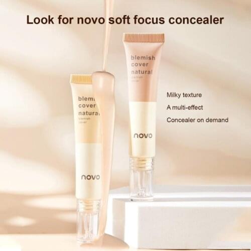 Silky Moisturizing Nourishing Concealer Cover Dark Circles And Acne Marks Conceal Pores Brighten Skin Makeup Cosmetics TSLM1